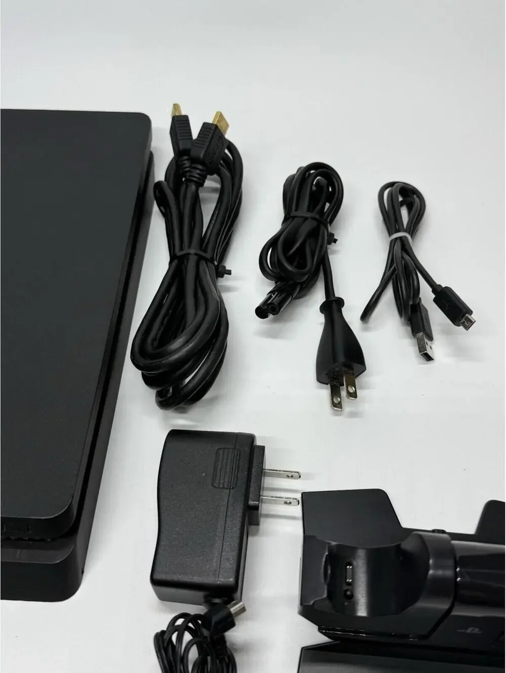 Sony PS4 Slim 500GB CUH-2015A Bundle 2 OEM Controllers HDMI Dock PlayStation
